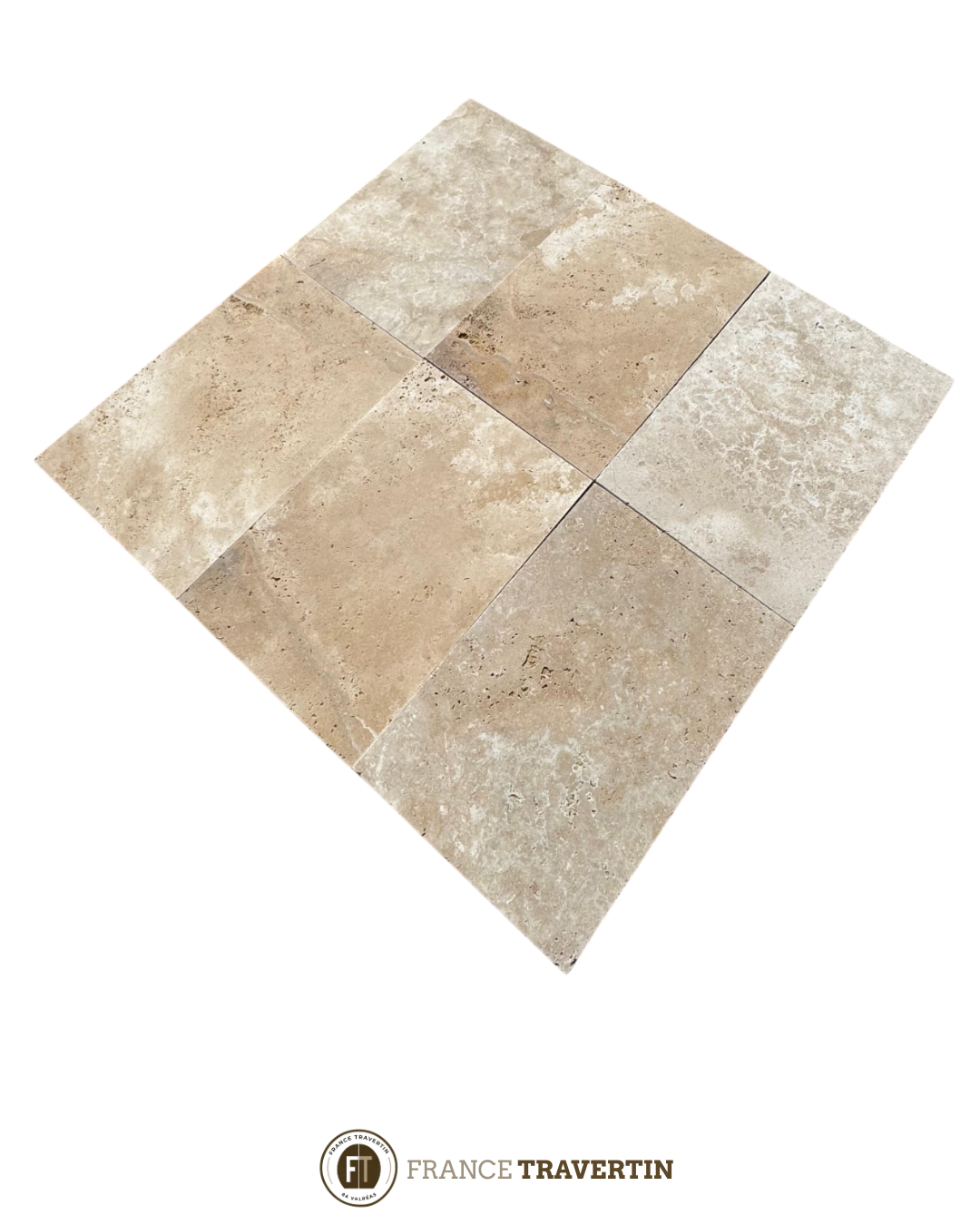 travertin beige clair 40x60 1er choix