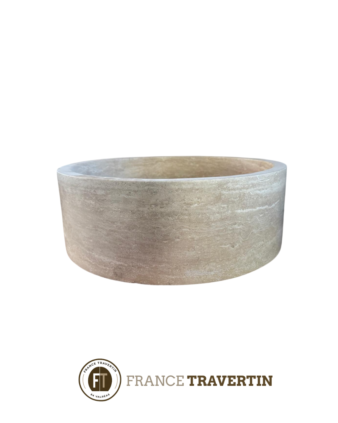 vasque beige modèle cylindre 1er choix