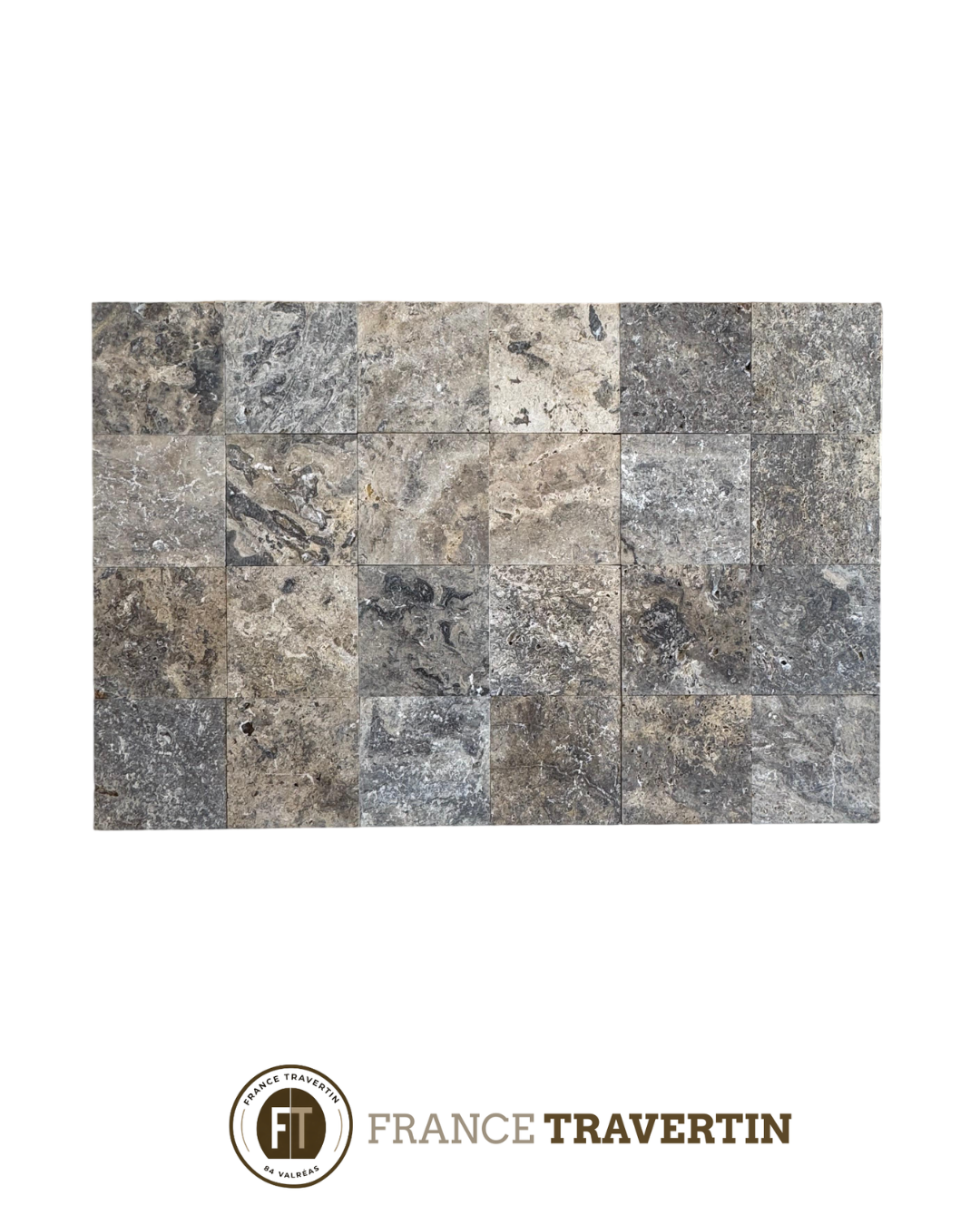 silver 15x15 rustique
