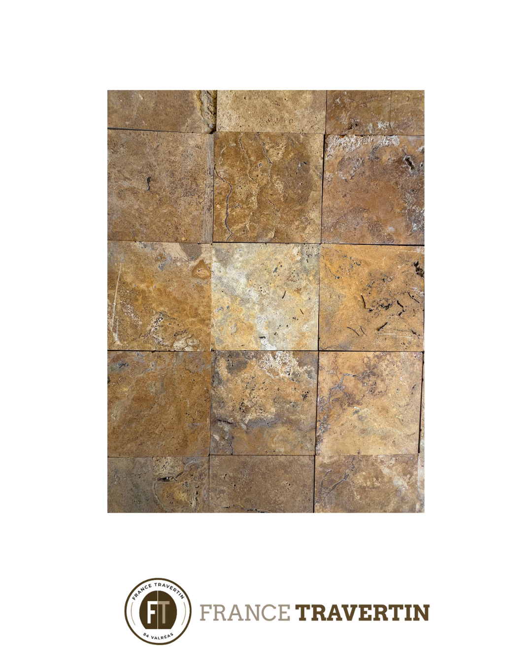 jaune 15x15 rustique