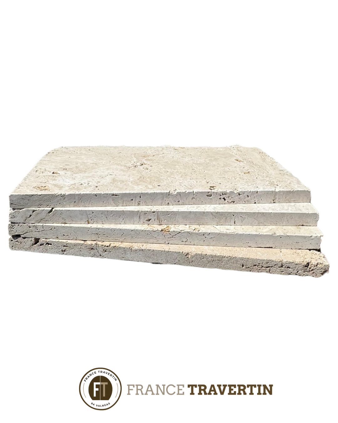 margelle 33x61 bord droit beige clair rustique