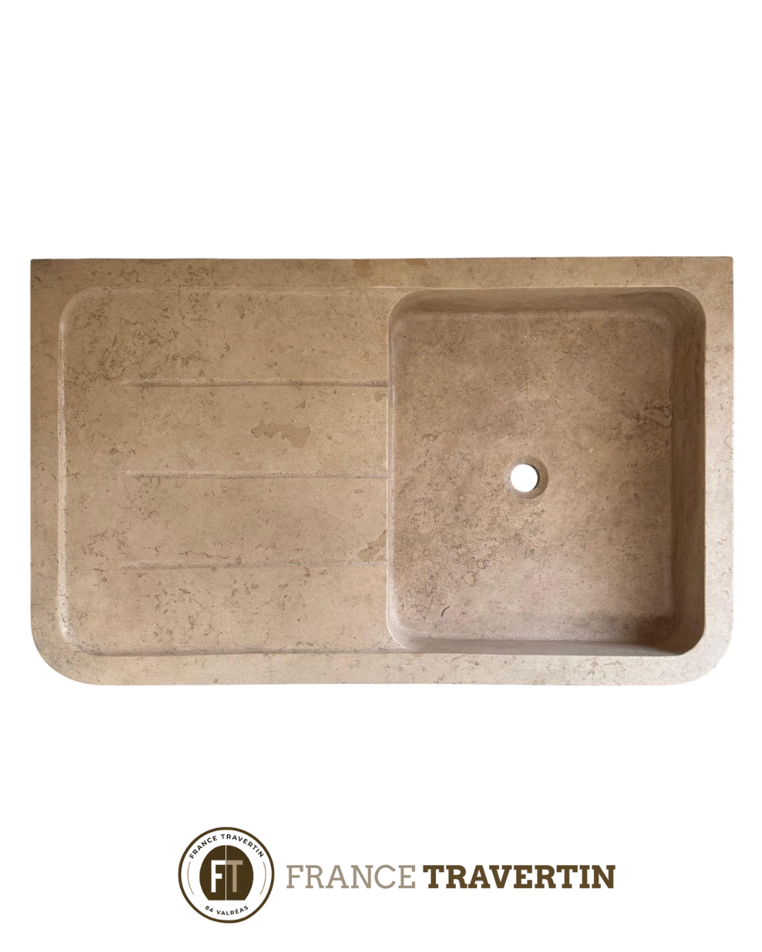 Évier cuisine beige