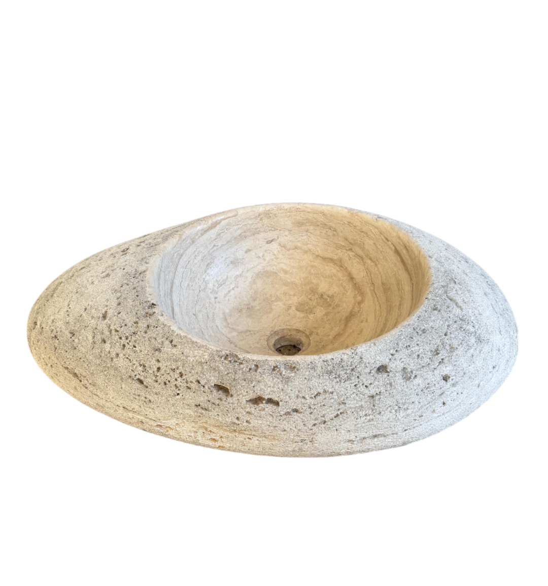 vasque ovale 1 galet 70x40 cm boucharde