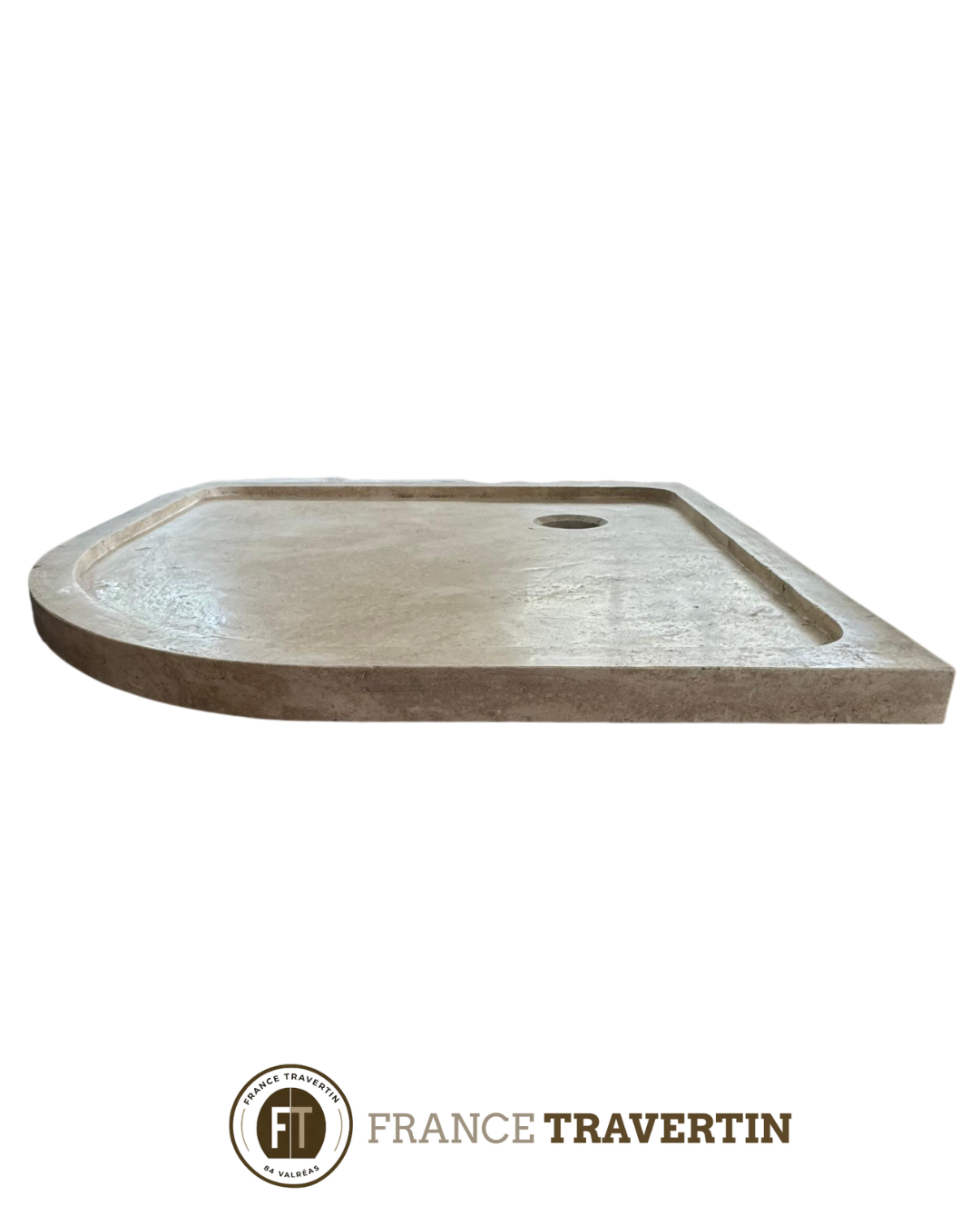 beige bac a douche d'angle 90x90 1er choix
