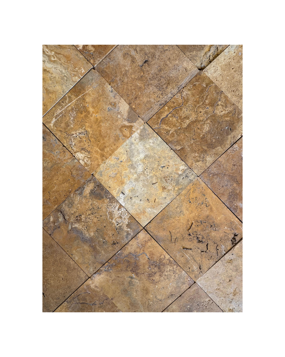 jaune 15x15 rustique