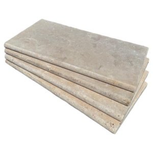 margelle 30x60 bord arrondi beige clair 1er choix