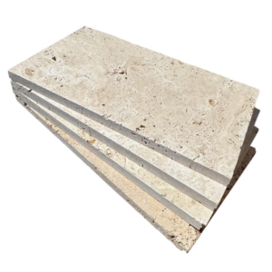 margelle 33x61 bord droit beige clair rustique