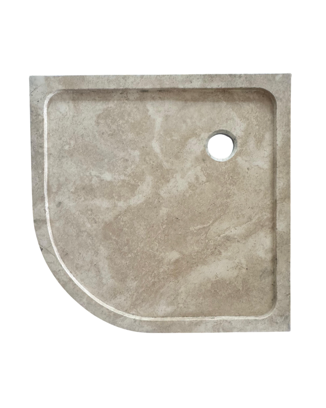 beige bac a douche d'angle 90x90 1er choix