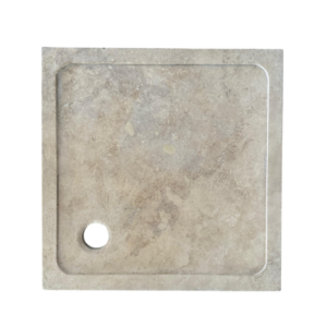 beige bac a douche 80x80 rustique