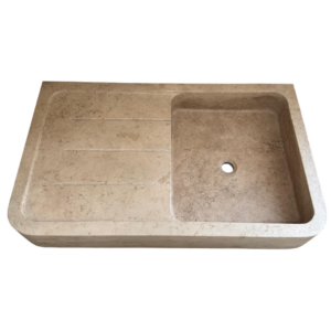 Évier cuisine beige