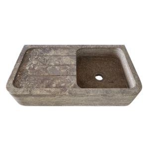 Évier noce 1 bac 90x46x18cm rustique