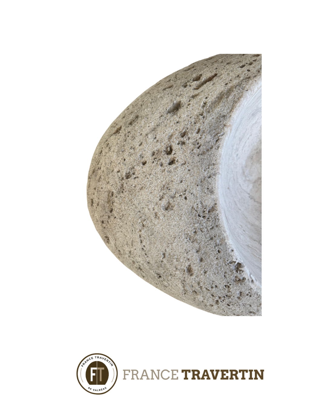 vasque ovale 1 galet 70x40 cm boucharde