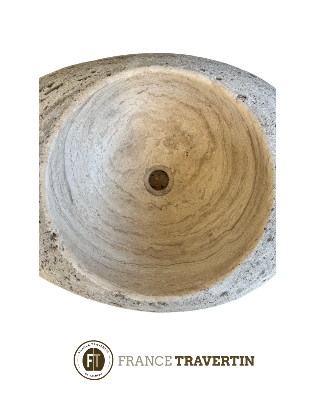 vasque ovale 1 galet 70x40 cm boucharde