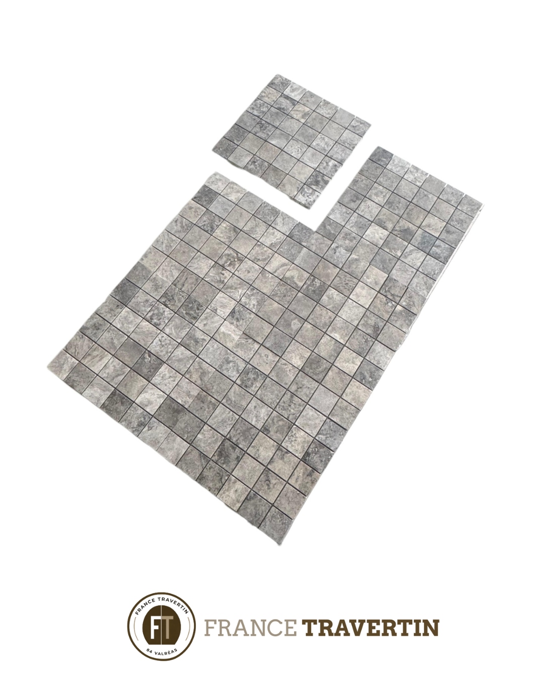 mosaique silver 4,8x4,8 1er choix