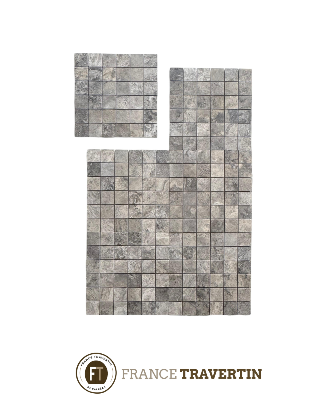 mosaique silver 4,8x4,8 1er choix