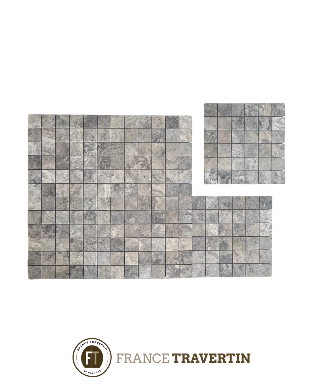 mosaique silver 4,8x4,8 1er choix