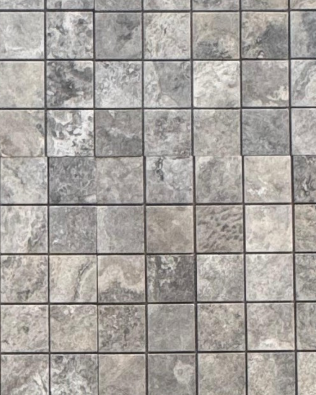 mosaique silver 4,8x4,8 1er choix