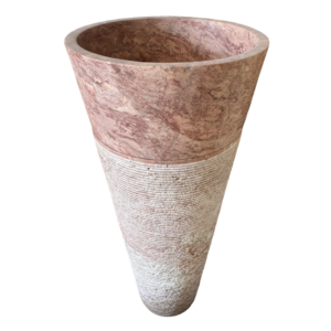 piédestal rose strié 1er choix