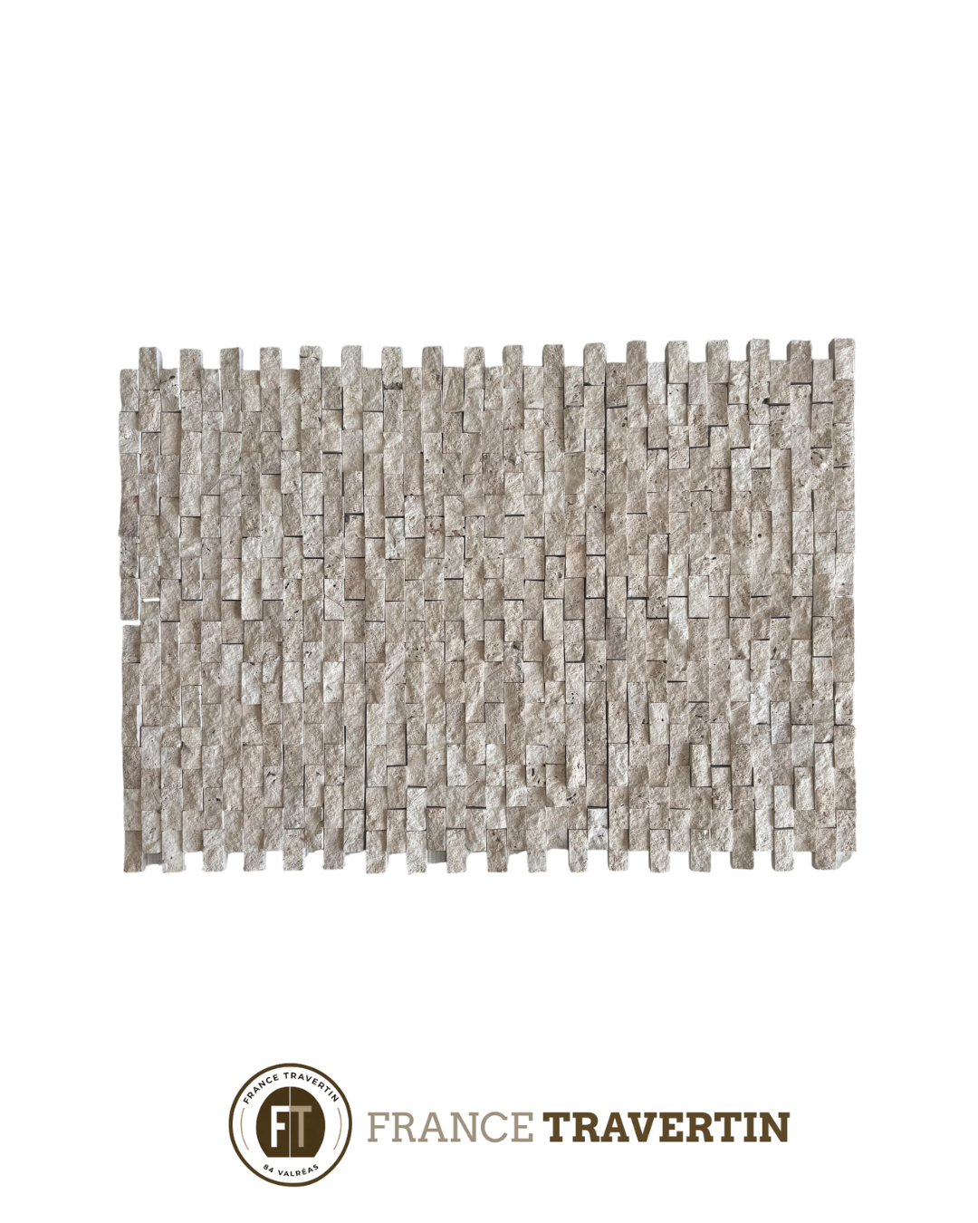 mosaique beige clair 2,5x2,5 parement