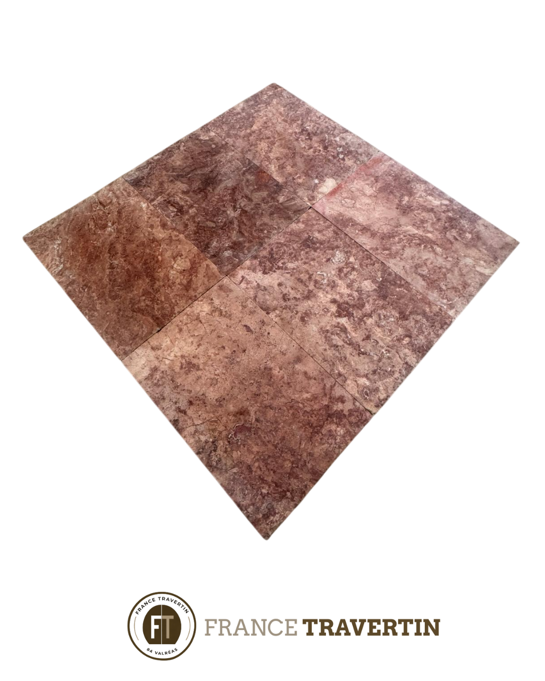 rose 40x60x1,2cm adouci 1er choix