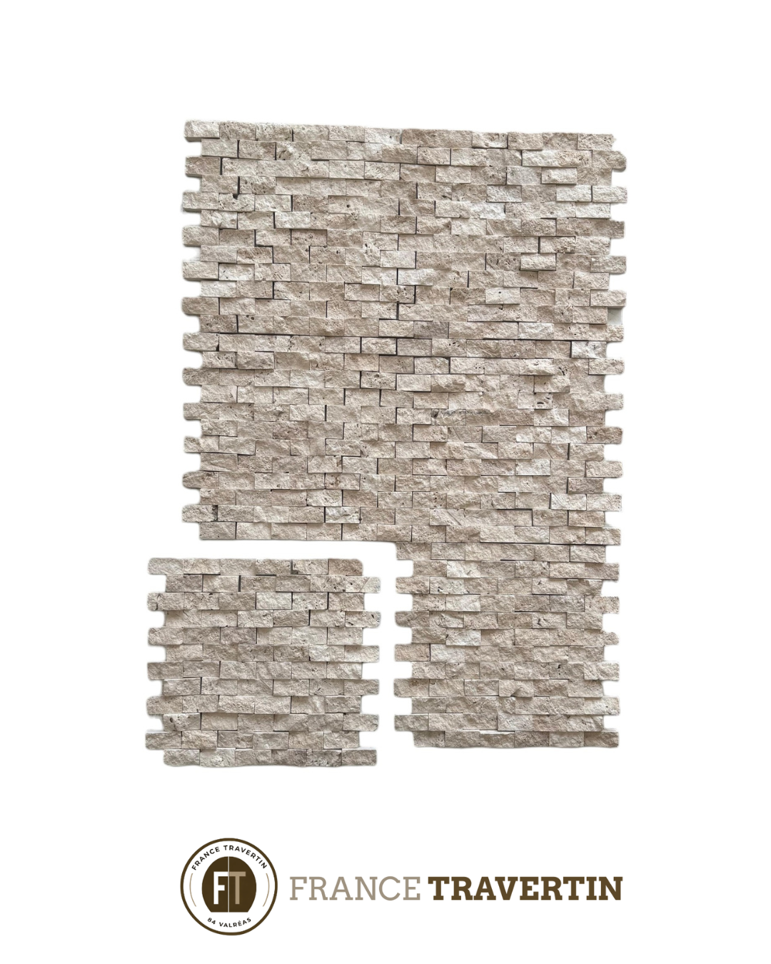 mosaique beige clair 2,5x2,5 parement