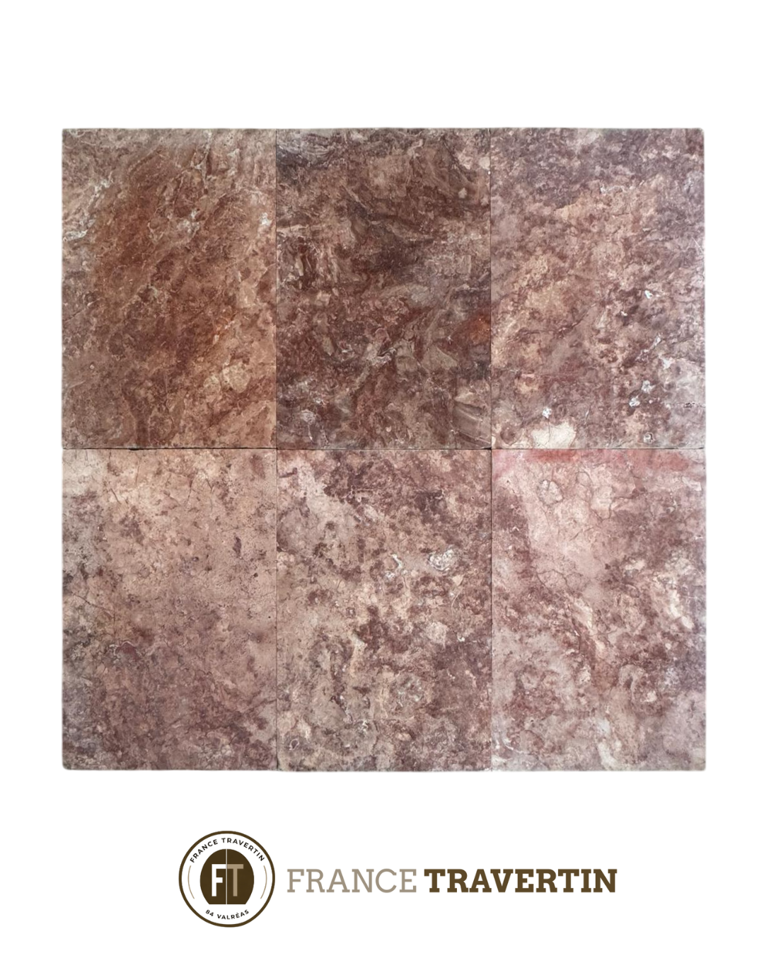 rose 40x60x1,2cm adouci 1er choix