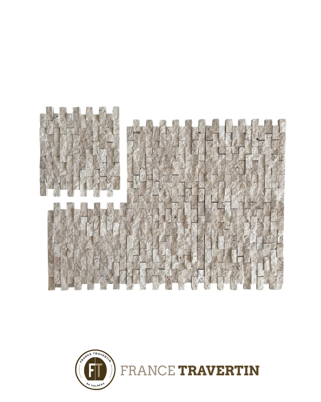 mosaique beige clair 2,5x2,5 parement