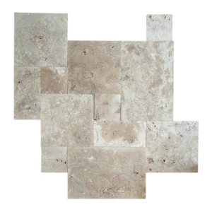 beige clair opus romain 4 formats 1,2cm rustique