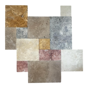 multicolore opus romain 4 formats 1,2cm rustique