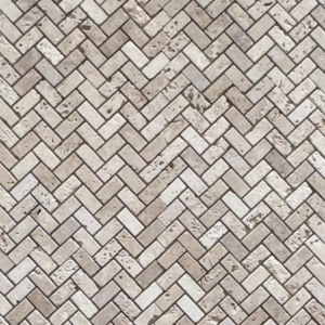 mosaique beige nuancé parquet rustique