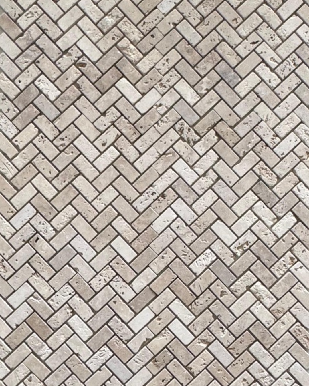 mosaique beige nuancé parquet rustique