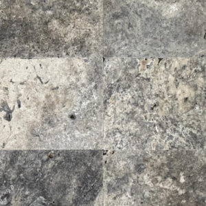 Travertin Gris 40x60x1.2cm Rustique