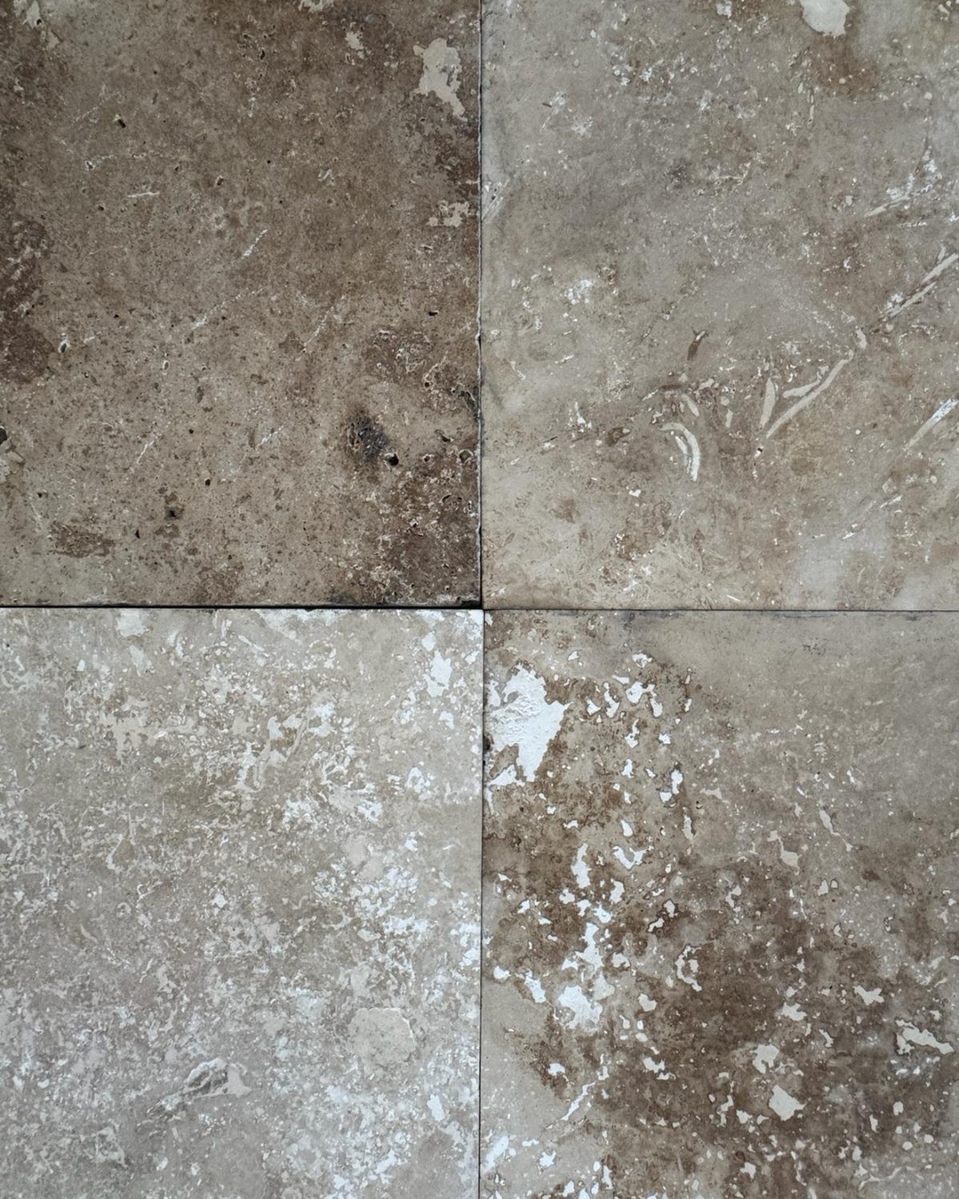beige nuancé 40,6x40,6x1,2cm 1er choix adouci & rebouché