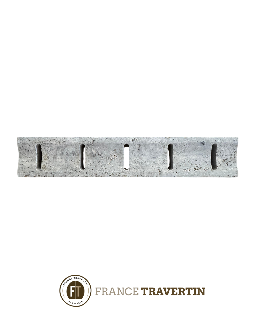 Travertin Silver Grille Caniveau
