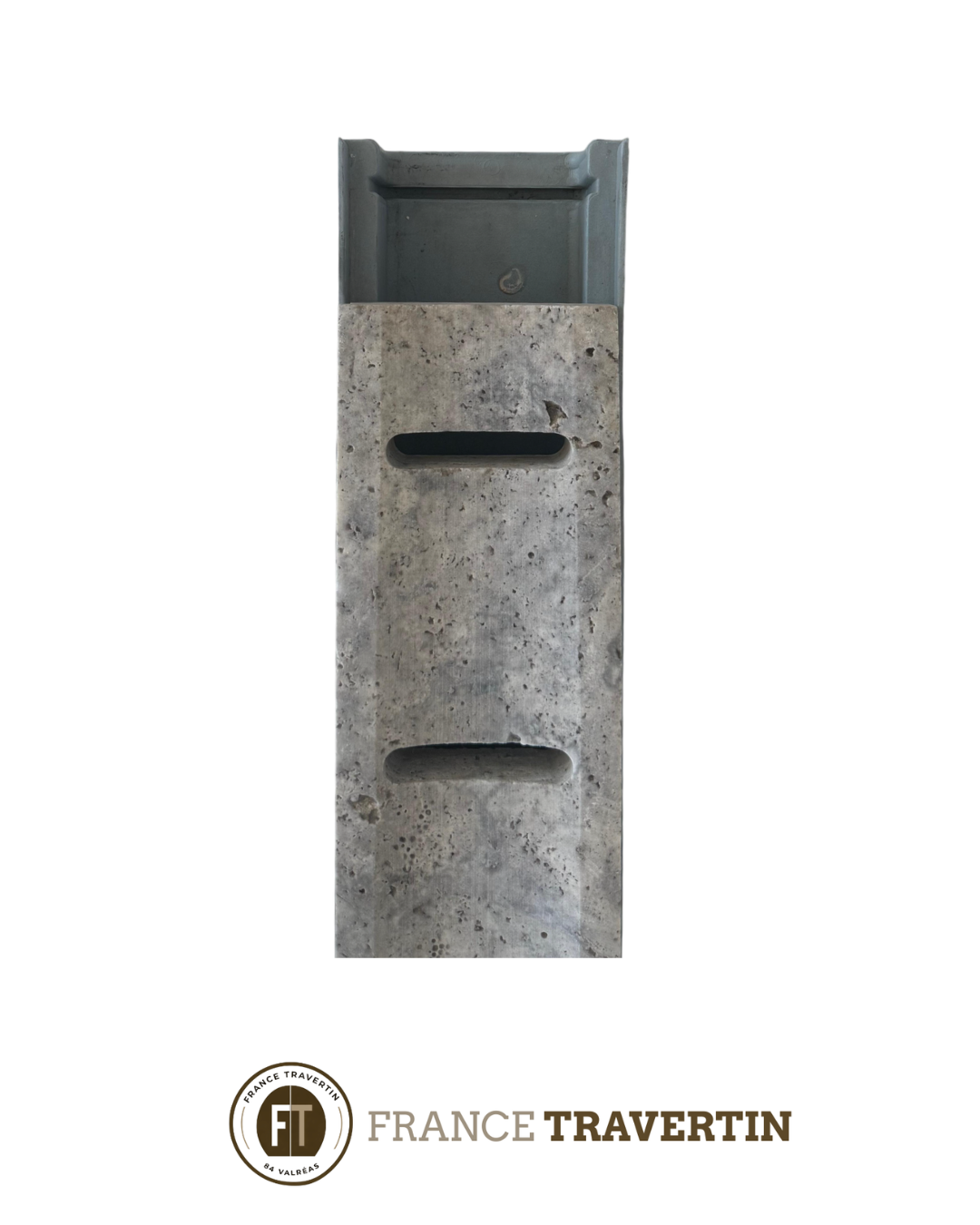 Travertin Silver Grille Caniveau