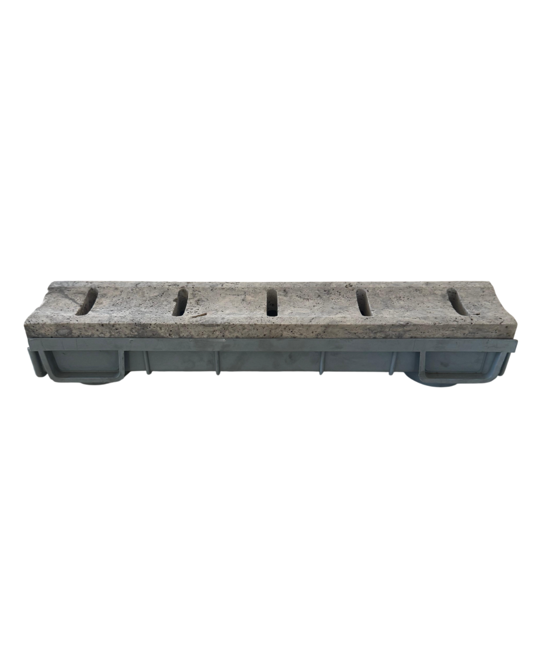 Travertin Silver Grille Caniveau