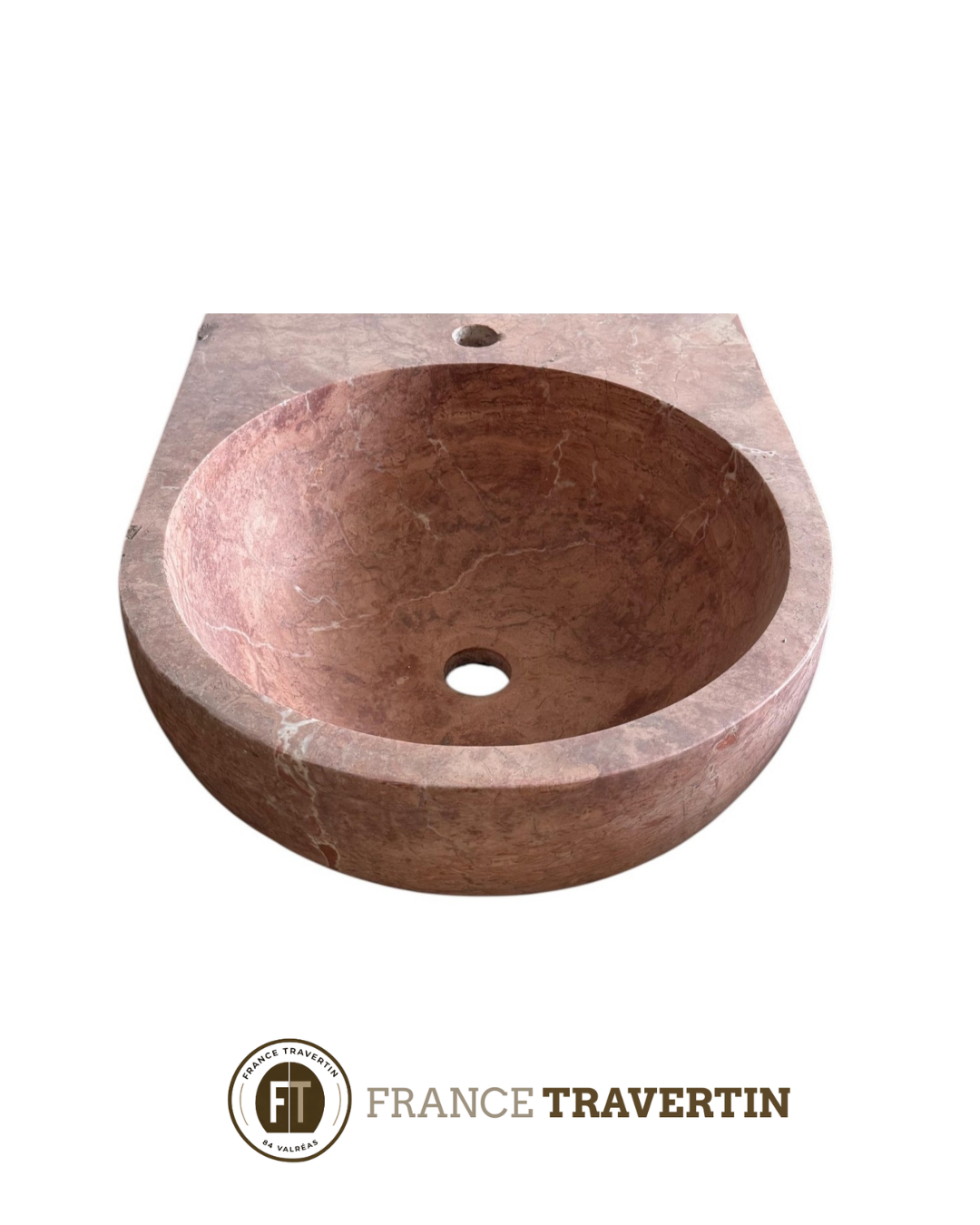 Vasque Rose Demi Ronde 1er choix